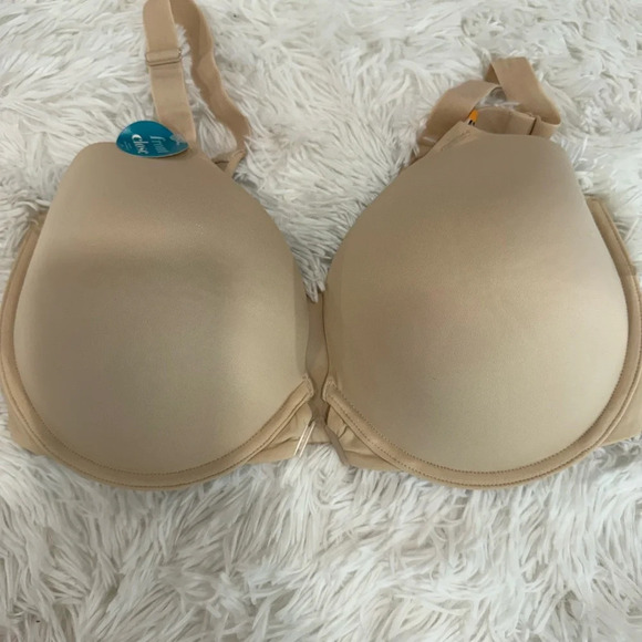 Vanity Fair Full Figure Front Closure Bra, Back Smoothing, Lightly Lined Cups - Picture 10 of 11